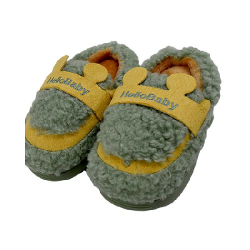 PANTUFLA DE NIÑO SIMIL CORDERITO