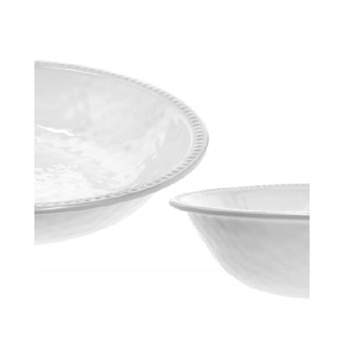 Bowl de melamina Linea Spot guarda plateada