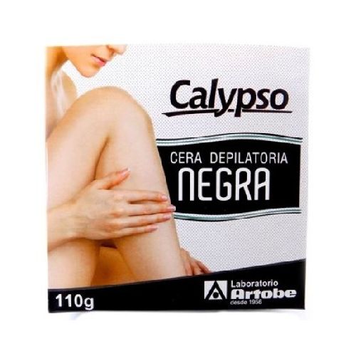 CERA DEPILATORIA CALYPSO NEGRA 110 GR