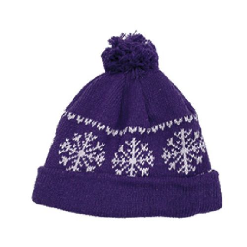 Gorro de lana bariloche con pompon