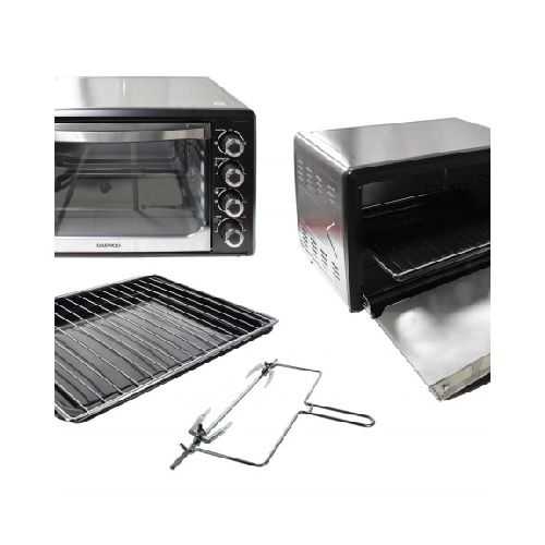 HORNO ELECTRICO CON SPIEDO Y GRILL 45LT DAEWOO DOT-1672