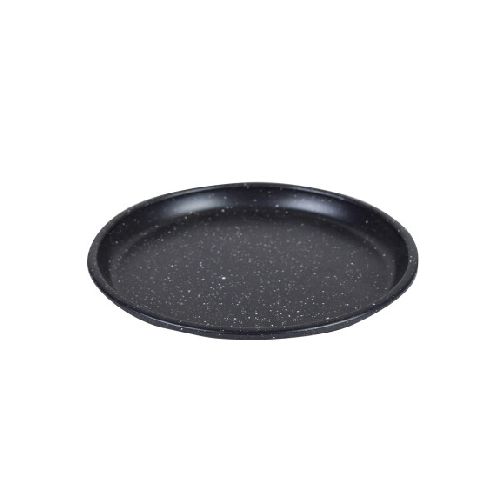 Plato llano de metal redondo para pizza 22X1.5 cm