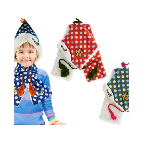 Set de gorro y bufanda para niño