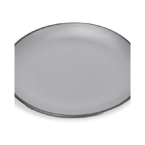 PLATO POSTRE CERAMICA COLOR BORDE OSCURO 20X2CM JY-WSH06