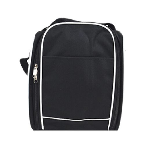 BOLSO TERMICO TIPO CONSERVADORA LUNCHERA LONA NEGRA