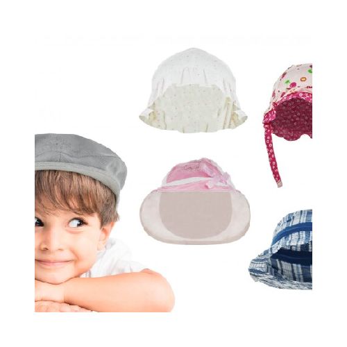 GORRO PESCADOR PARA NIÑO DE TELA CON BARBIJO