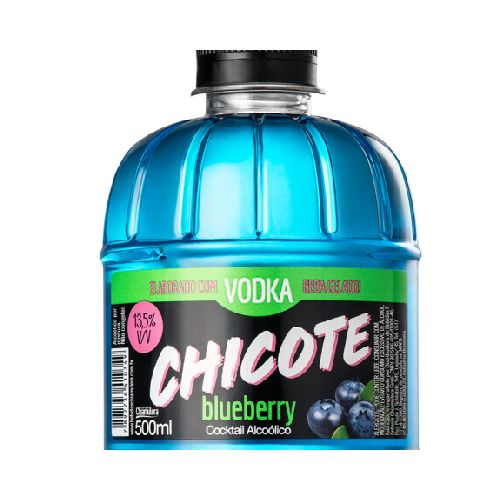 VODKA CHICOTE BOT 500ML BLUEBERRY