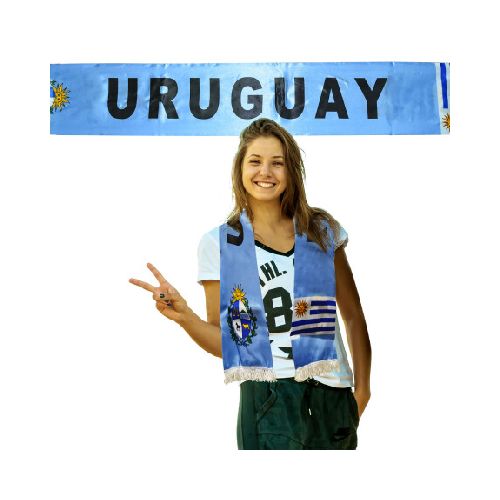 Bufanda de seda URUGUAY.