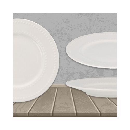 PLATO POSTRE CERAMICA 20CM