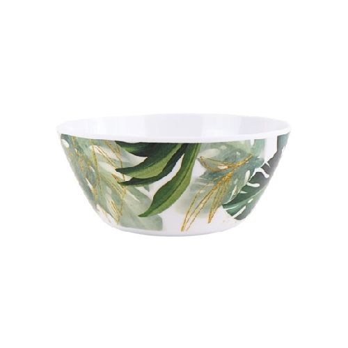 Bowl melamina linea hoja verde