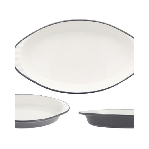 Asadera Oval de ceramica