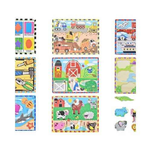 PUZZLE MADERA 8PCS