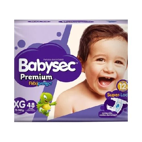 PAÑAL BABYSEC PREMIUM JUMBOPACK XG X 48 UNIDADES