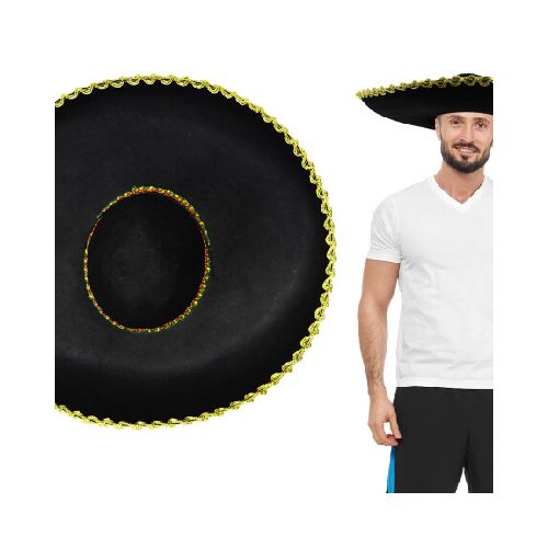 GORRO MEXICANO NEGRO