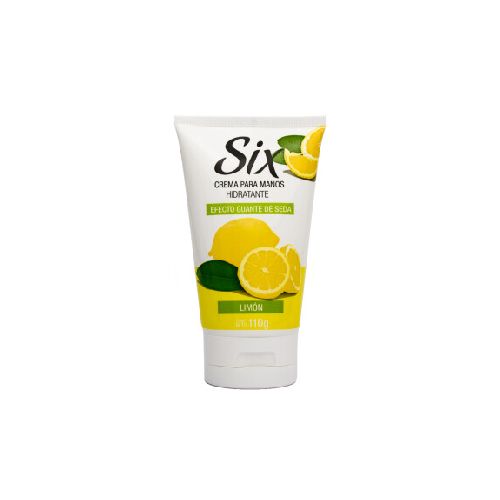 CREMA PARA MANOS SIX GUANTES DE SEDA 110 ML LIMON