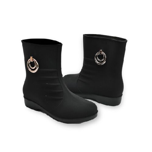 BOTAS DE GOMA PARA LLUVIA DAMA CON HEBILLA 26598