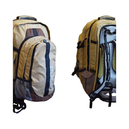 MOCHILA DE CAMPING DOBLE 60LTS Y 20LT 21932