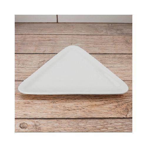 Plato triangular de ceramica