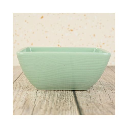 Bowl cuadrado de ceramica labrado