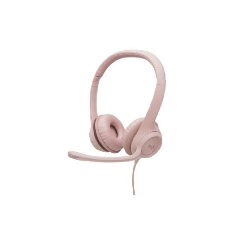 Auricular LOGITECH HEADSET H390 CLEARCHAT USB rosado 