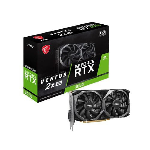 Tarjeta de video Nvidia MSI RTX 3050 VENTUS 2X XS 8Gb OC 