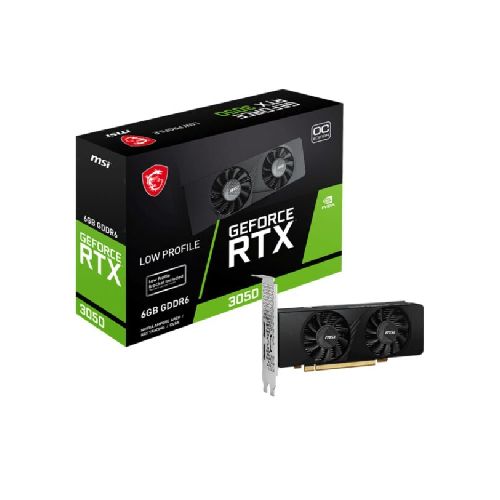 Tarjeta de video Nvidia GIGABYTE RTX 3050 6Gb OC LP 