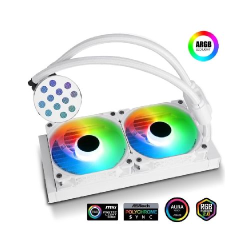 Watercooling SAMA CY240MM RGB blanco 