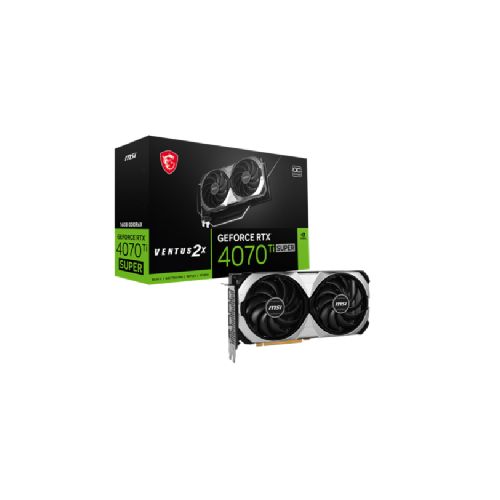 Tarjeta de video Nvidia MSI RTX 4070 TI Super 16Gb Ventus 2X OC 