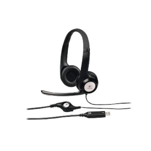 Auricular LOGITECH HEADSET H390 CLEARCHAT USB Negro 