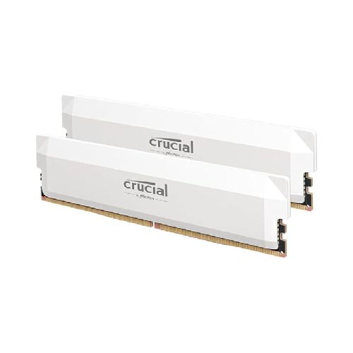 Memoria DDR5 CRUCIAL Pro 32Gb 6000Mhz DIMM blancas 