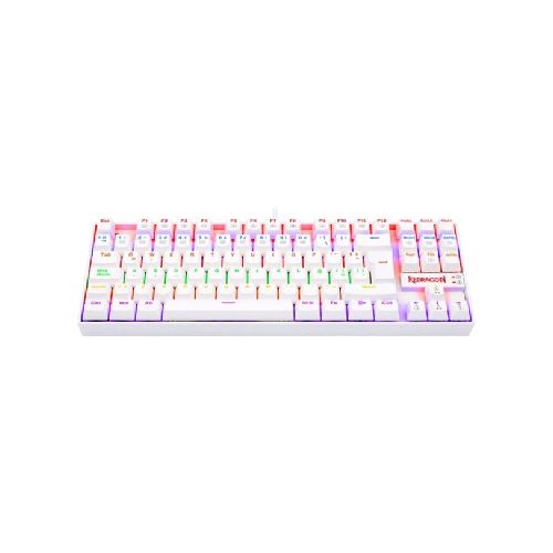 Teclado Redragon mecanico Kumara K552 Switches Red – Blanco 