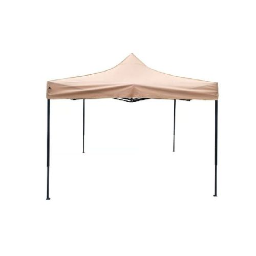 Gazebo plegable Just Home Collection 3 x 3 mts taupe • El Bunkker