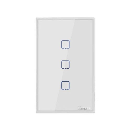 Interruptor de Pared Sonoff T0 3 Botones WiFi • El Bunkker