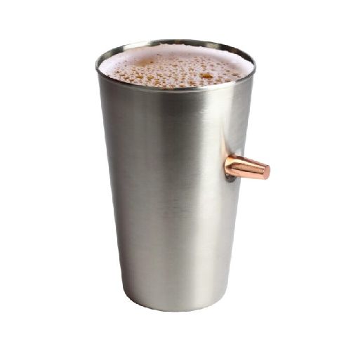 Vaso para Pinta de Cerveza Caliber Bullet - Acero inoxidable • El Bunkker