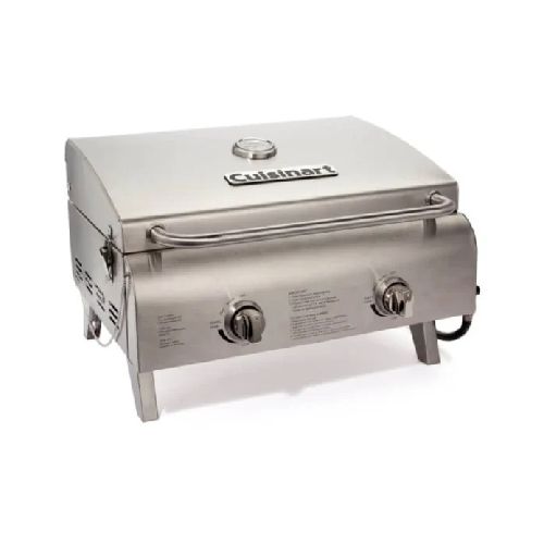 Parrilla De Mesa Cuisinart  Super Gas 2 Quemadores • El Bunkker